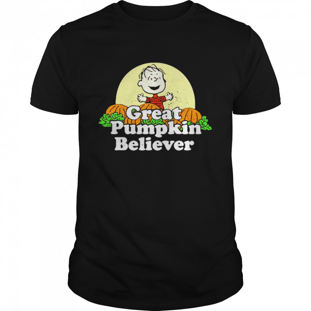 Great Pumpkin Believers Charlie Brown Halloween  Classic Men's T-shirt