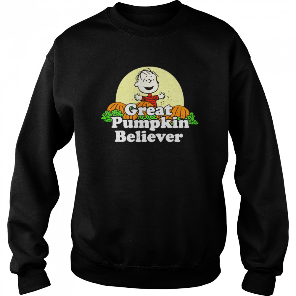 Great Pumpkin Believers Charlie Brown Halloween  Unisex Sweatshirt