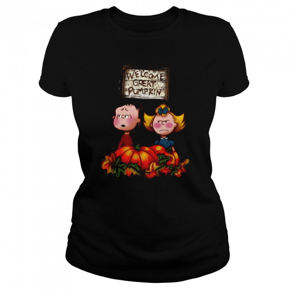 Great Pumpkin Charlie Brown Halloween  Classic Women's T-shirt
