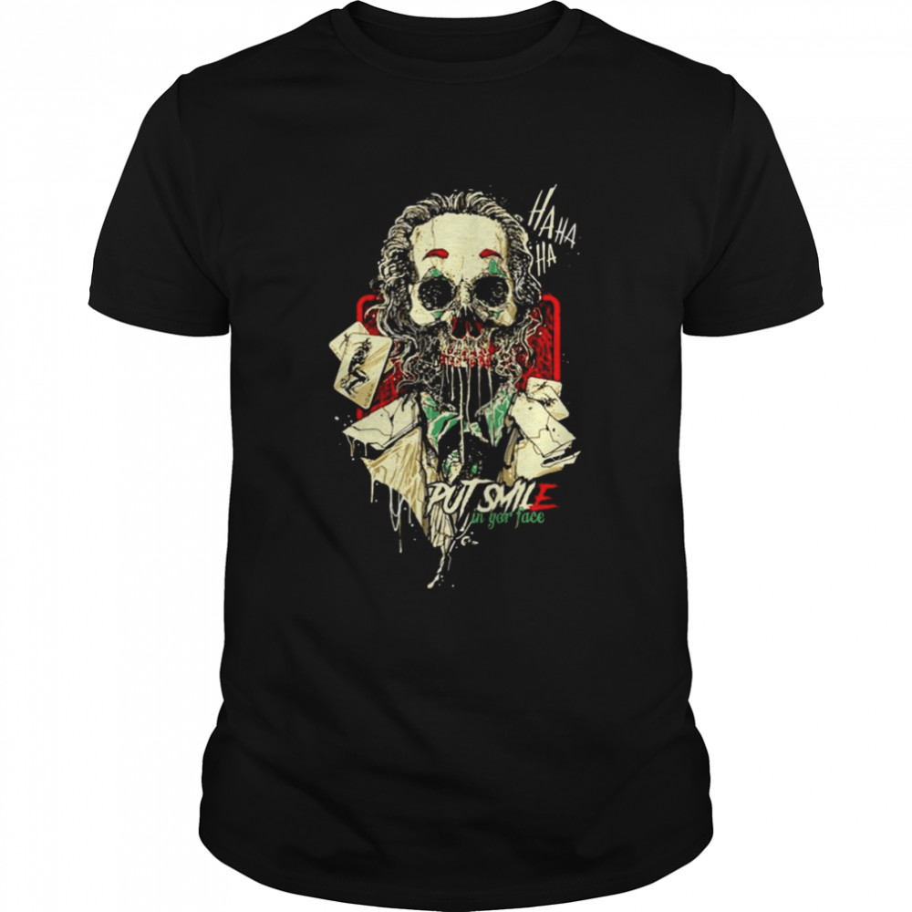 Hahaha The Joker Jombie Halloween Illustration shirt Classic Men's T-shirt