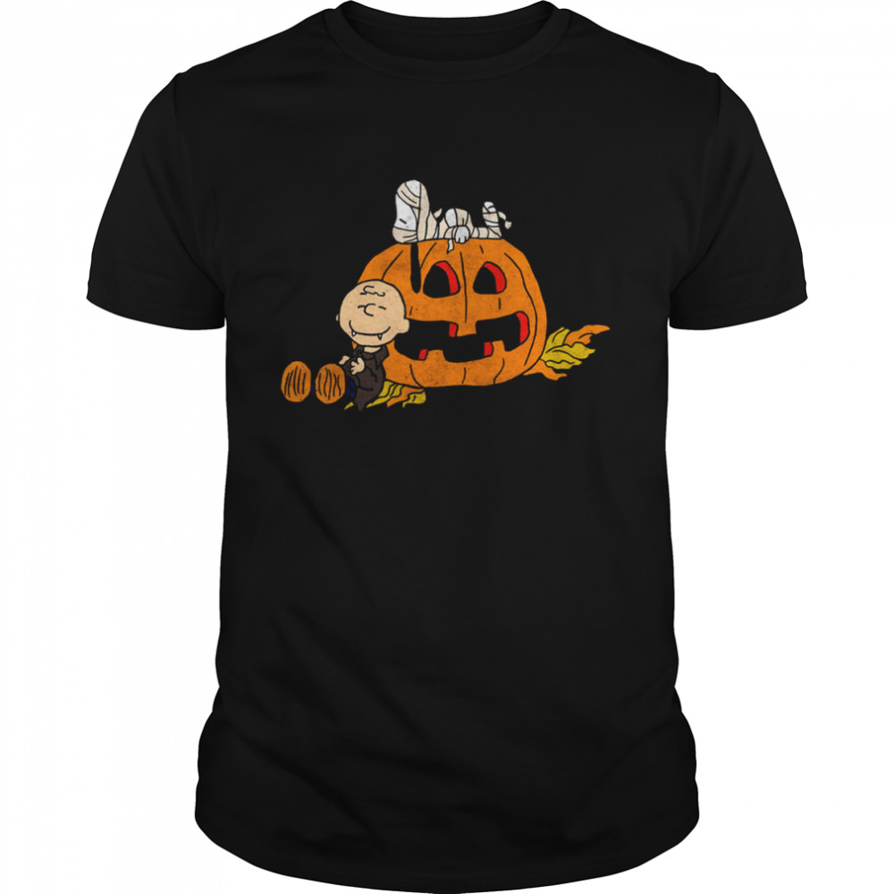 Halloween Peanuts Charlie Brown Halloween  Classic Men's T-shirt