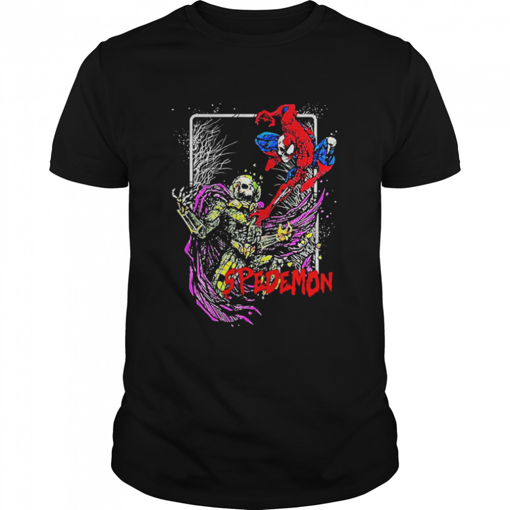 Marvel Splider Zombie Halloween Spooky Illustration shirt Classic Men's T-shirt