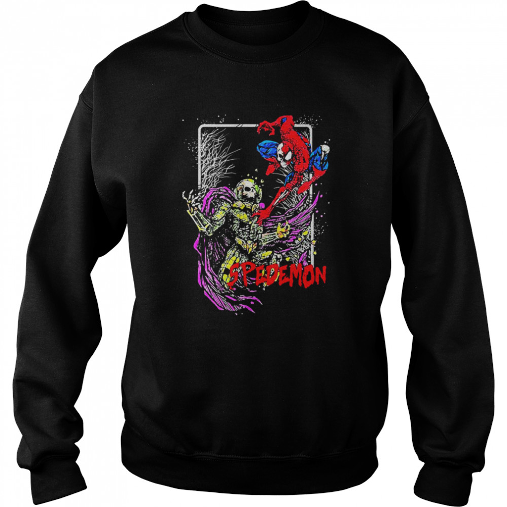 Marvel Splider Zombie Halloween Spooky Illustration shirt Unisex Sweatshirt