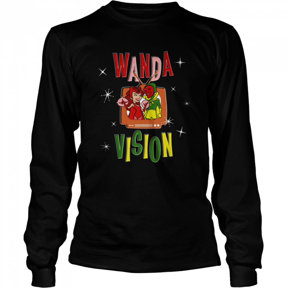 Maximoff Wanda Vision Marvel Avengers Marvel Comics shirt Long Sleeved T-shirt