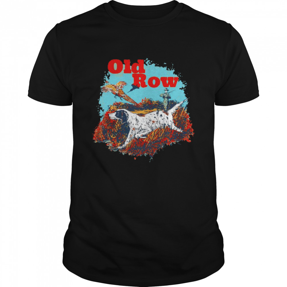 Old row outdoors pheasant pocket shirt