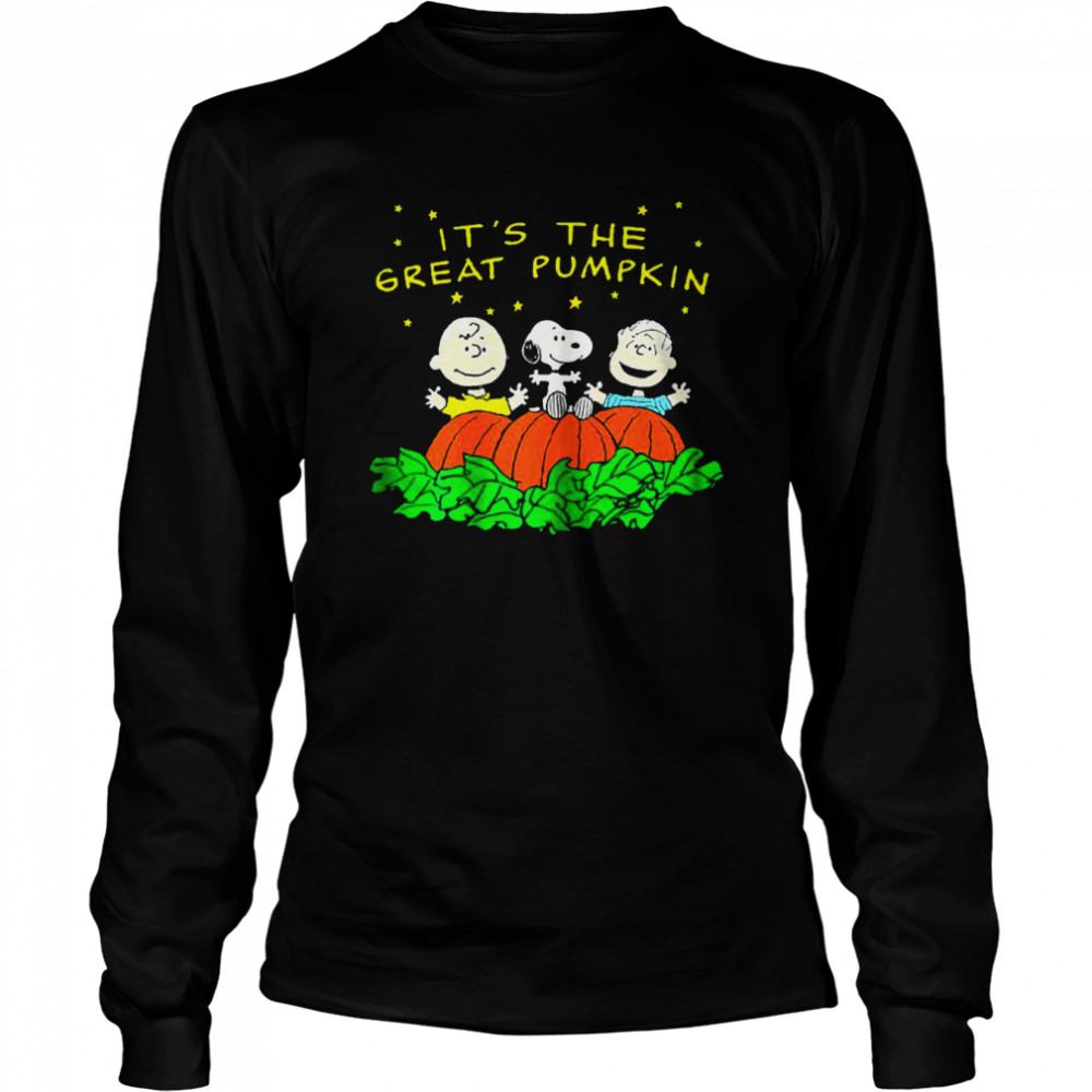 Peanuts Halloween It’s The Great Pumpkin Charlie Brown Halloween  Long Sleeved T-shirt