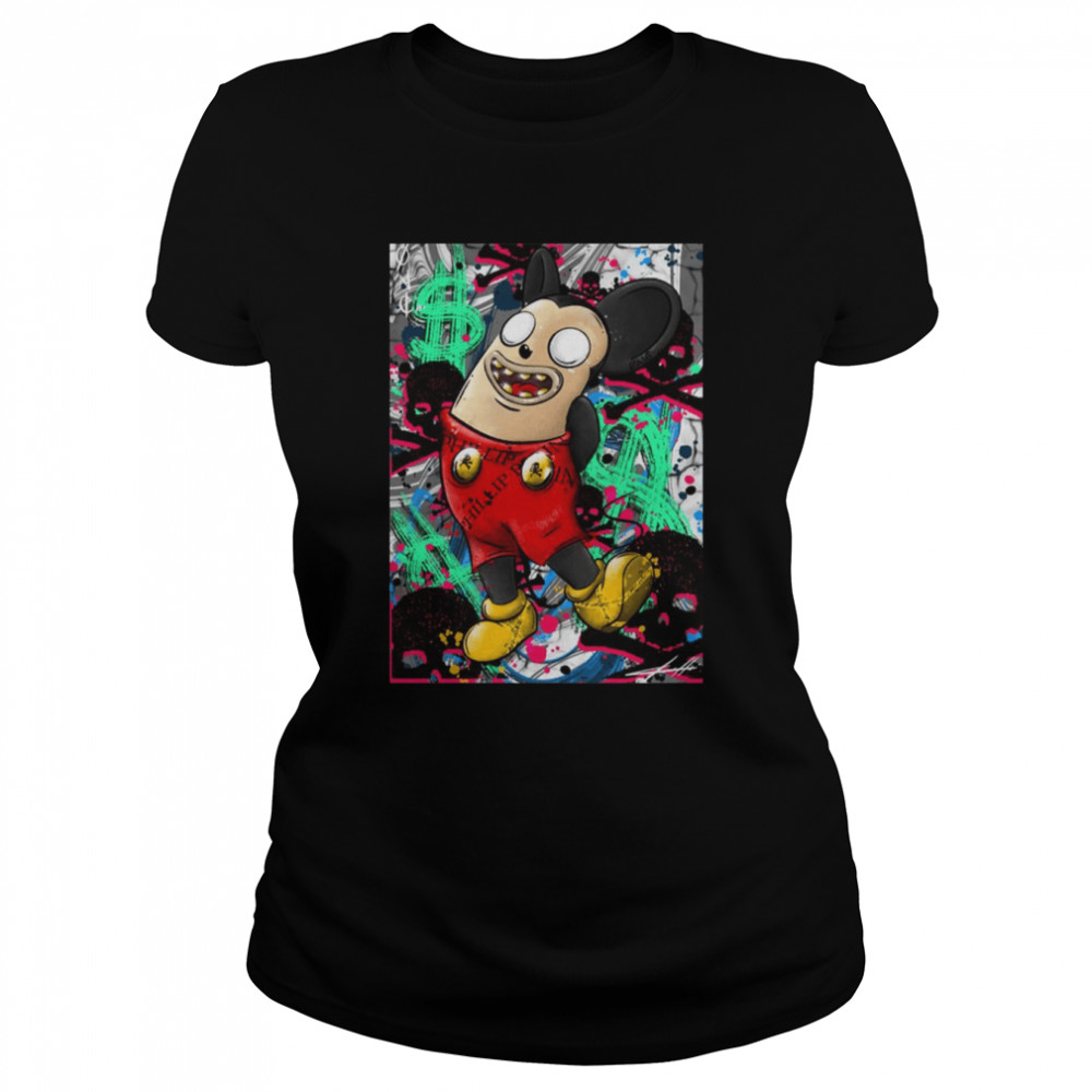 Pillplein Mickey Halloween T- Classic Women's T-shirt