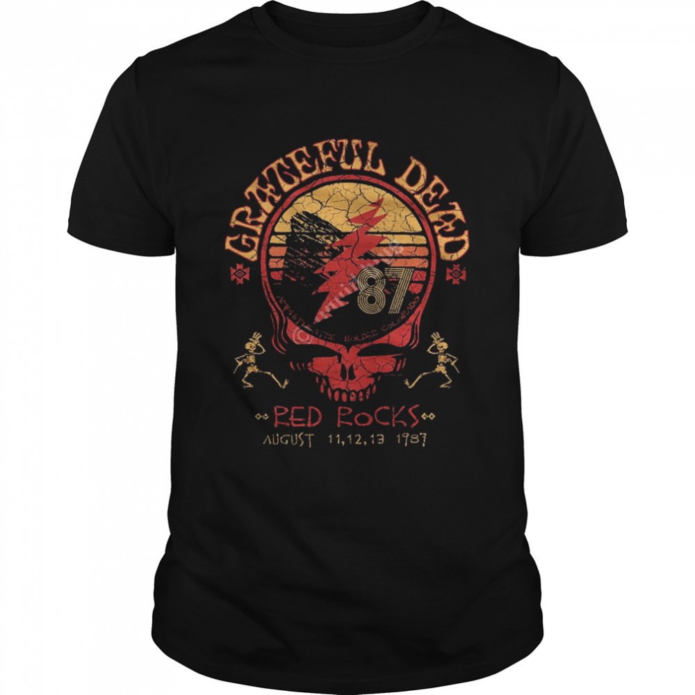 Red Rocks 87 Grateful Dead Halloween T- Classic Men's T-shirt