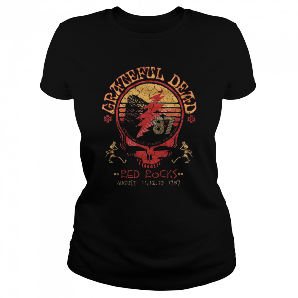 Red Rocks 87 Grateful Dead Halloween T- Classic Women's T-shirt