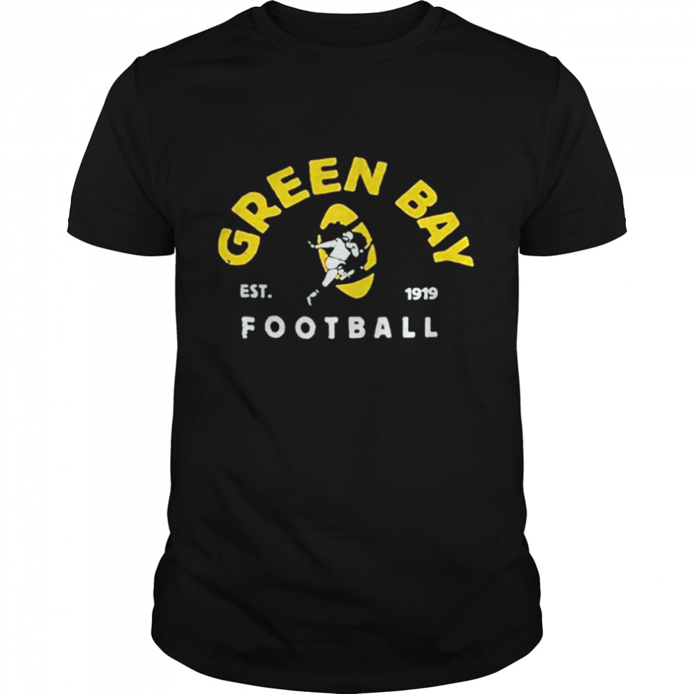 Retro Green Bay Packers Green Bay football est 1919 shirt Classic Men's T-shirt