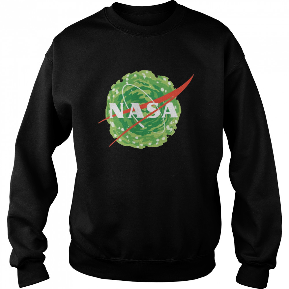Rick And Morty Merch Nasa Logo shirt Unisex Sweatshirt