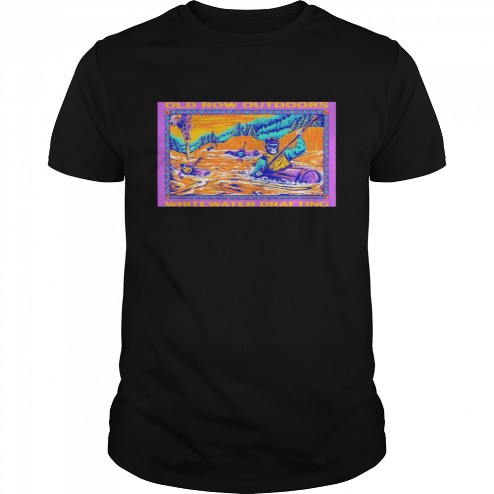 Skeleton whitewater drafting shirt