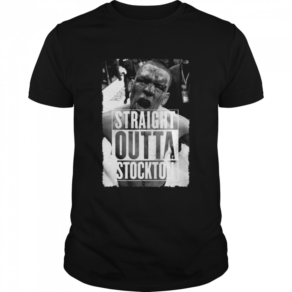 Straight Outta Stockton Nate Diaz shirt Classic Men's T-shirt