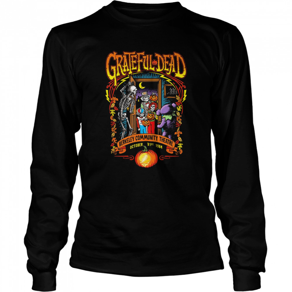 Trick or Treat Grateful Dead Halloween T- Long Sleeved T-shirt