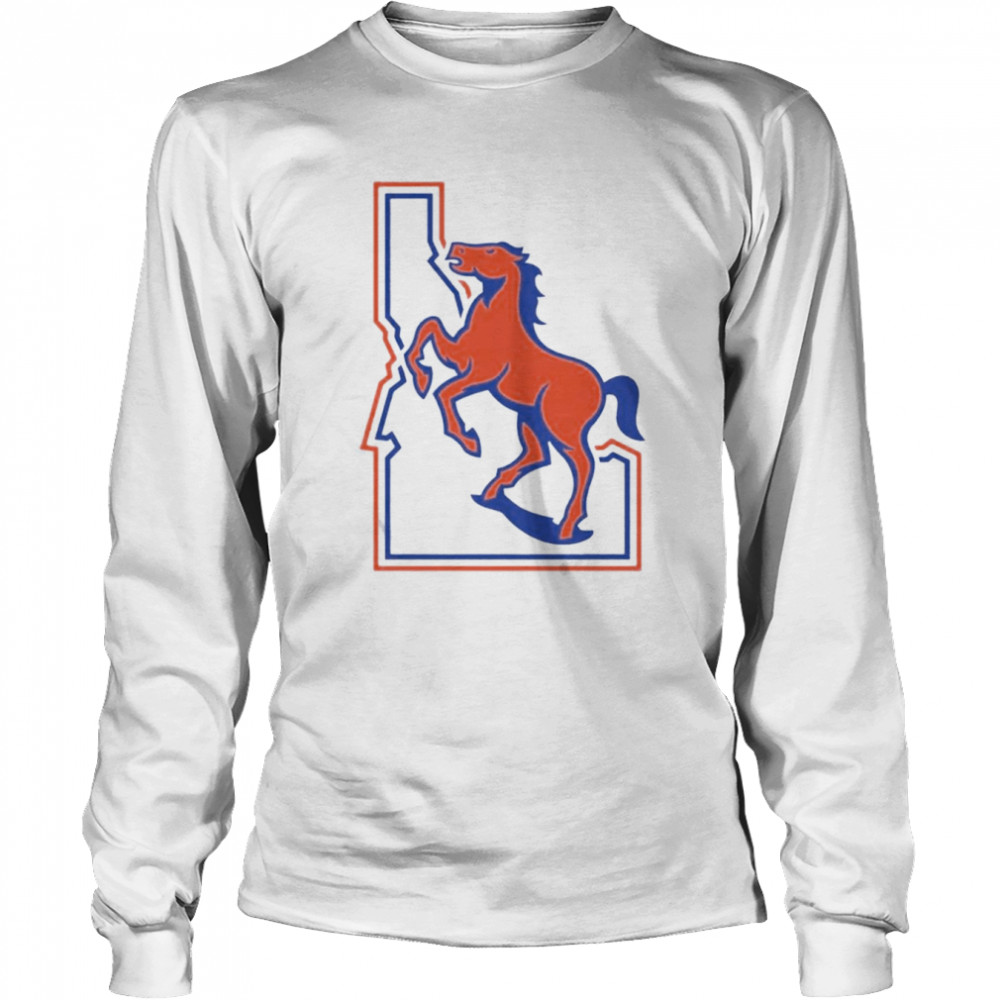 Boise State Broncos Vintage Logo shirt Long Sleeved T-shirt