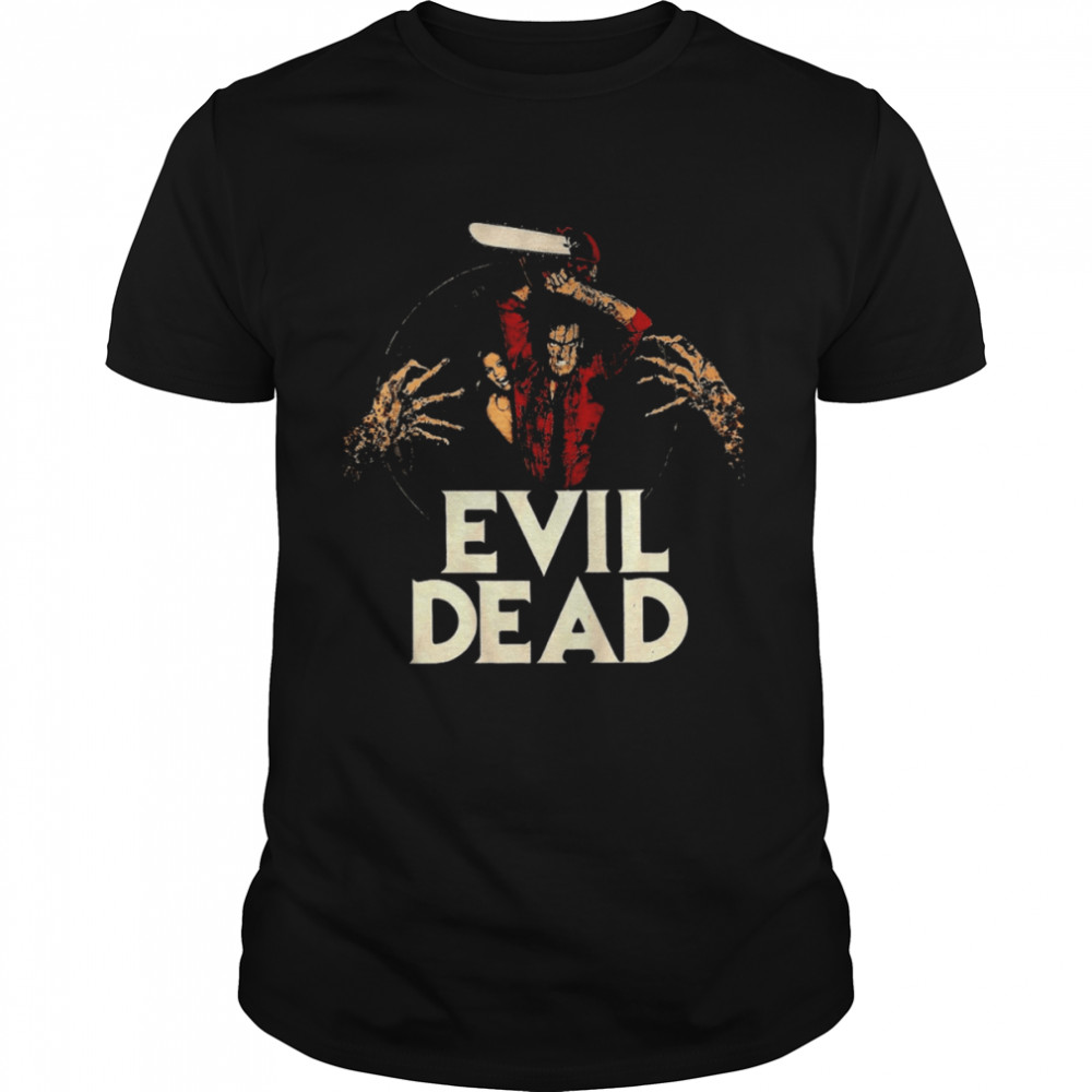Evil Dead Bruce Campbell Horror Movie Halloween shirt Classic Men's T-shirt