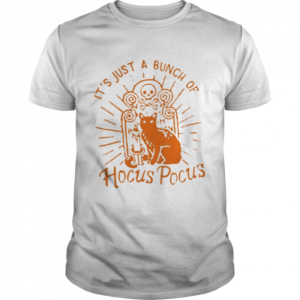 It’s Just A Bunch Of Hocus Pocus Halloween Cat T- Classic Men's T-shirt