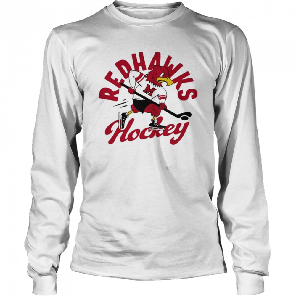 Miami RedHawks Hockey Tee shirt Long Sleeved T-shirt