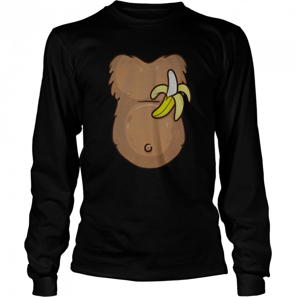 Monkey Anf Banana shirt Long Sleeved T-shirt