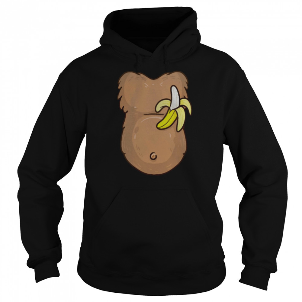 Monkey Anf Banana shirt Unisex Hoodie