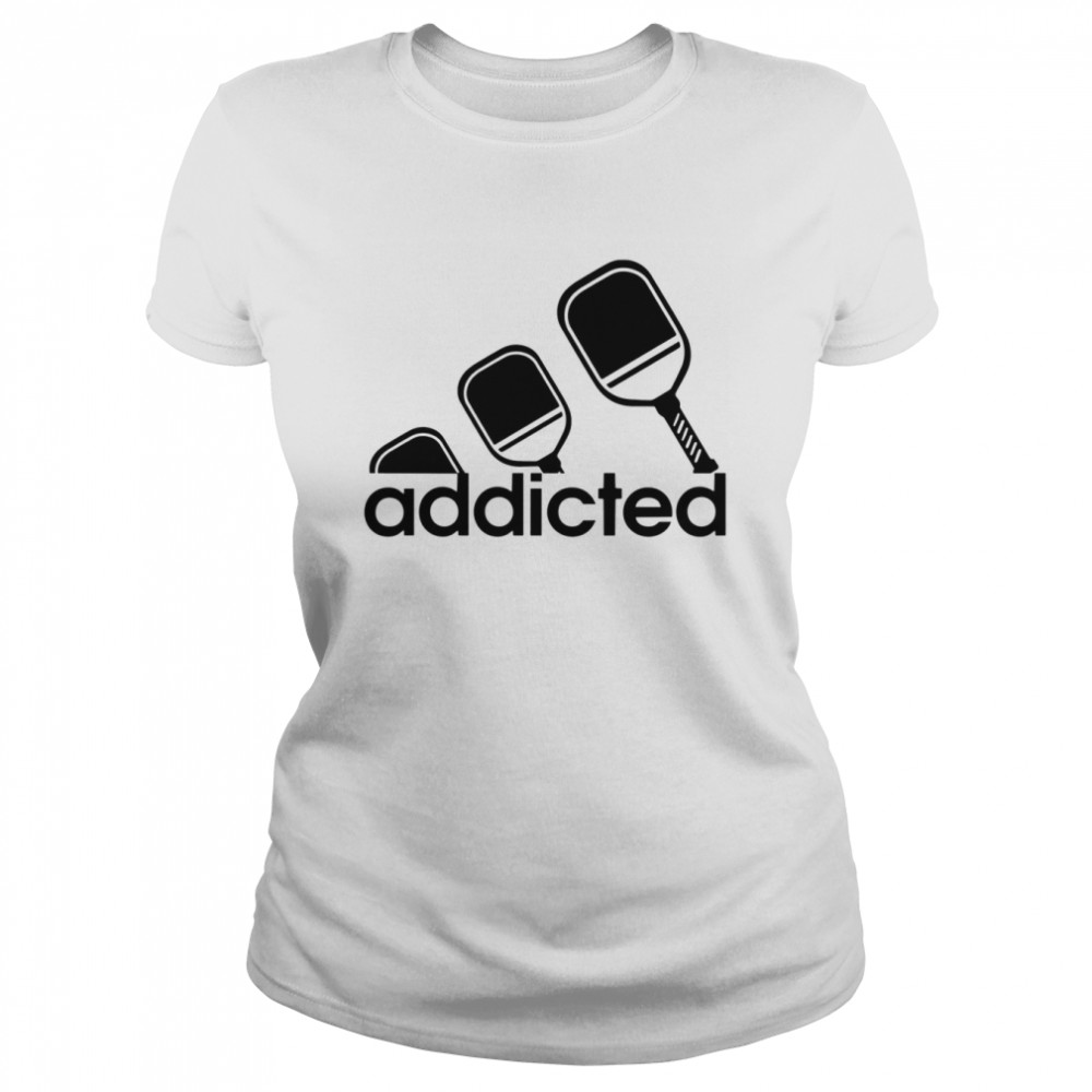 Pickleball Addicted Adidas Logo Inspired shirt Classic Women's T-shirt