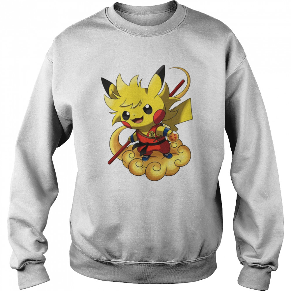 Pika Pika Son Goku Pikachu Dragon Ball shirt Unisex Sweatshirt