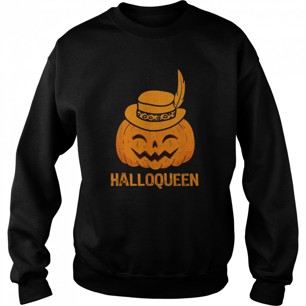 Pumpkin Funny Pumpkin Wearing a Hat Halloween 2022  Unisex Sweatshirt