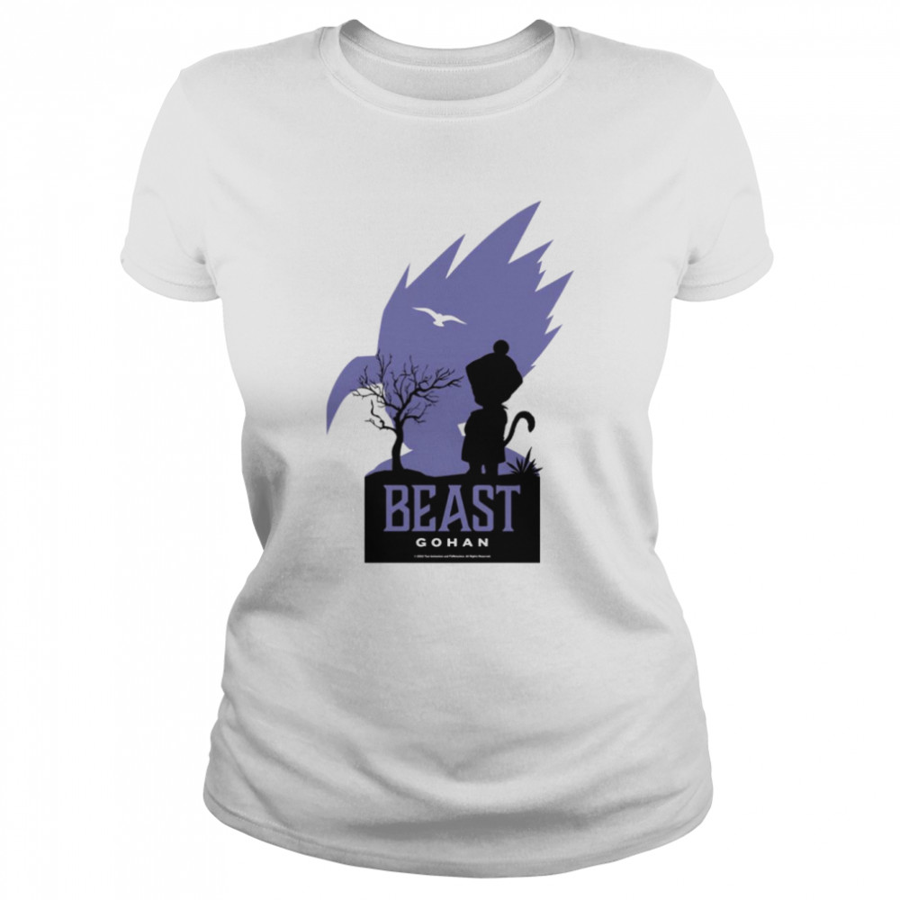 Purple Art Beast Gohan Dragon Ball shirt Classic Women's T-shirt