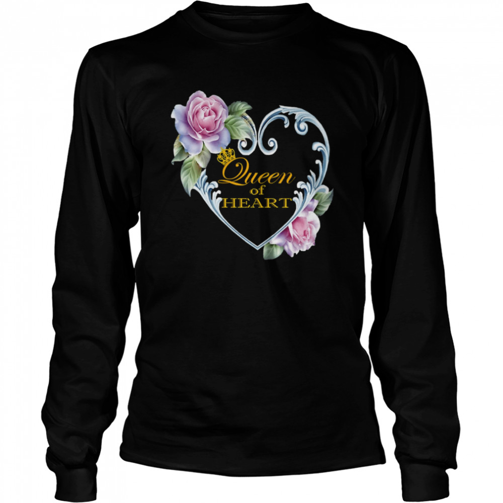 Qoh Queen Of Heart Queen Elizabeth II shirt Long Sleeved T-shirt