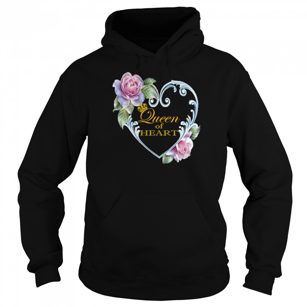 Qoh Queen Of Heart Queen Elizabeth II shirt Unisex Hoodie