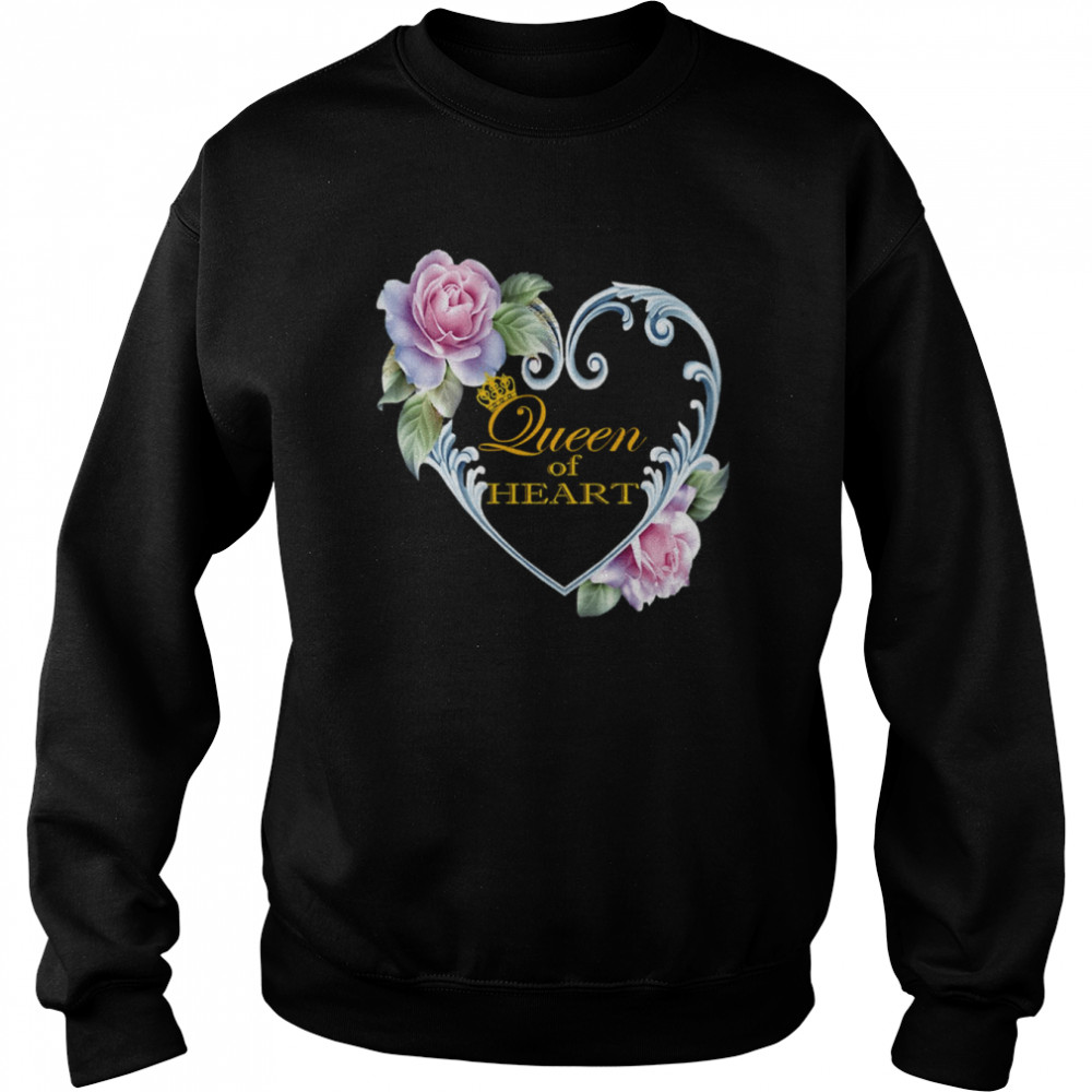 Qoh Queen Of Heart Queen Elizabeth II shirt Unisex Sweatshirt