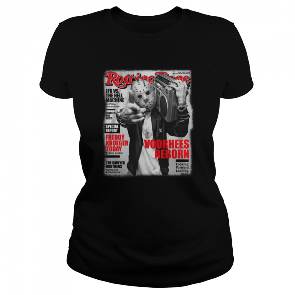 Rotting Bone Issue 002 Voorhees Reborn Halloween shirt Classic Women's T-shirt