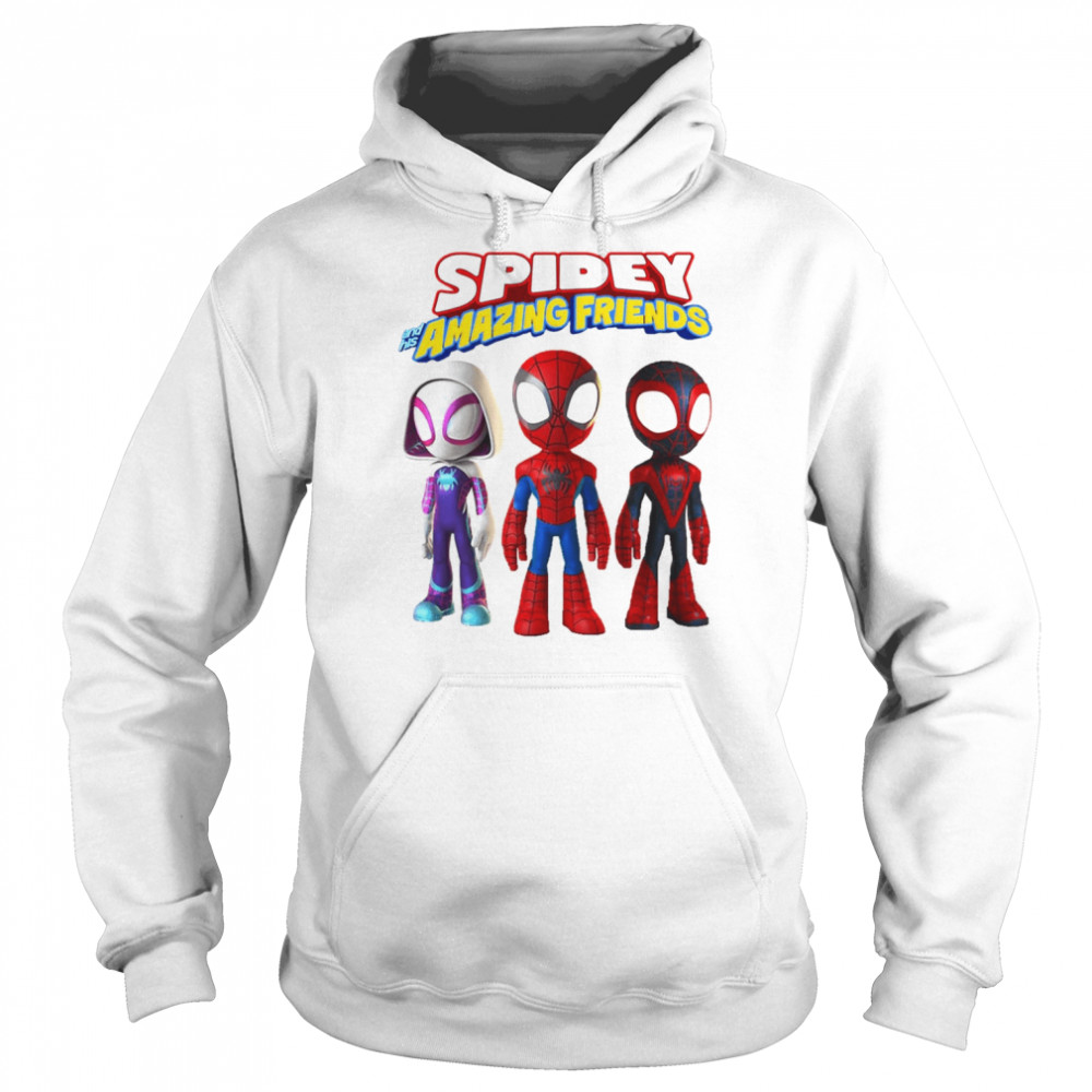 Spidey And His Amazing Friends Spider Family shirt Unisex Hoodie