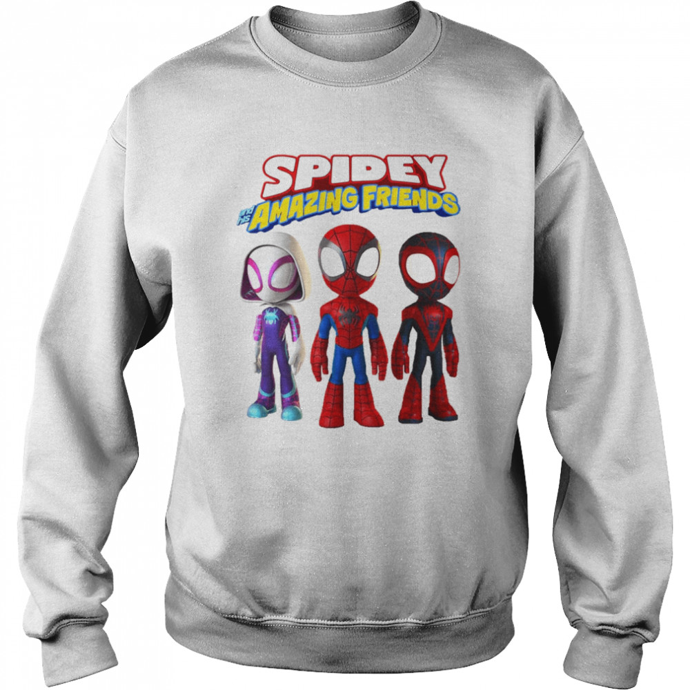Spidey And His Amazing Friends Spider Family shirt Unisex Sweatshirt
