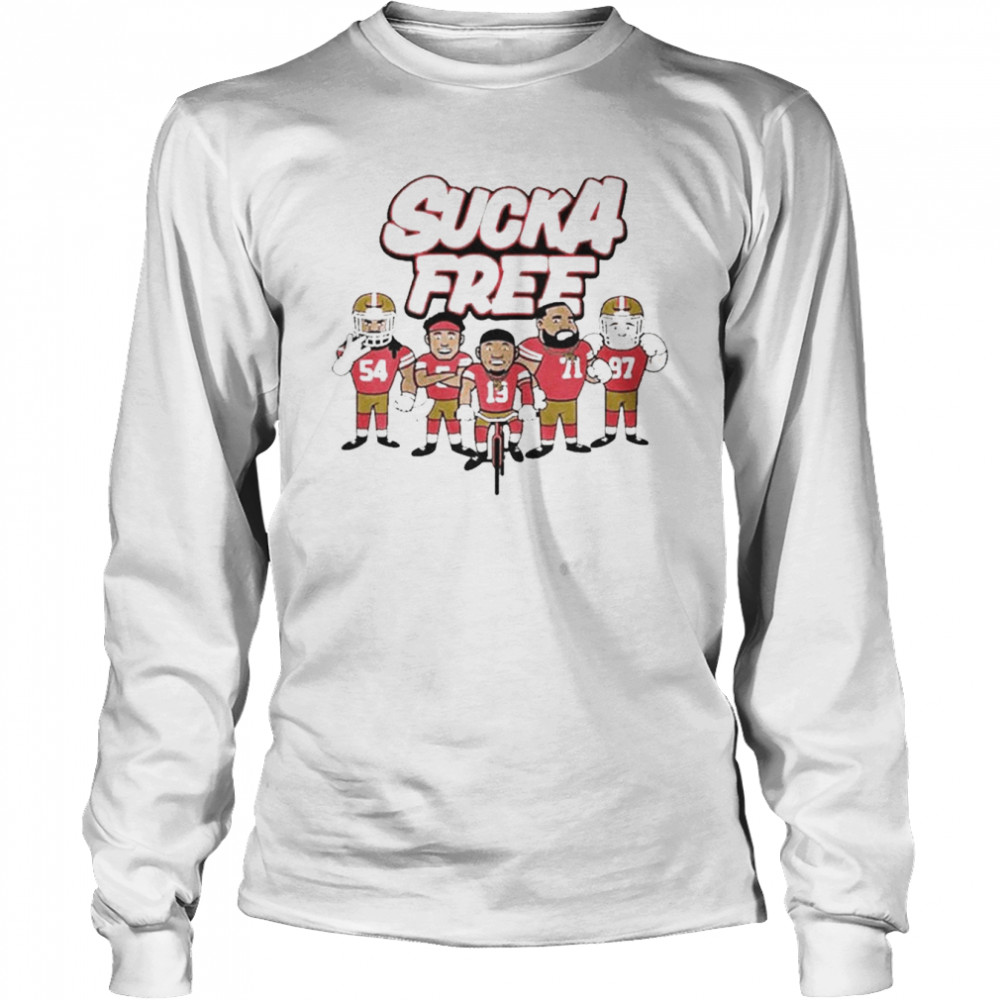 Sucka Free Team San Francisco 49ers  Long Sleeved T-shirt