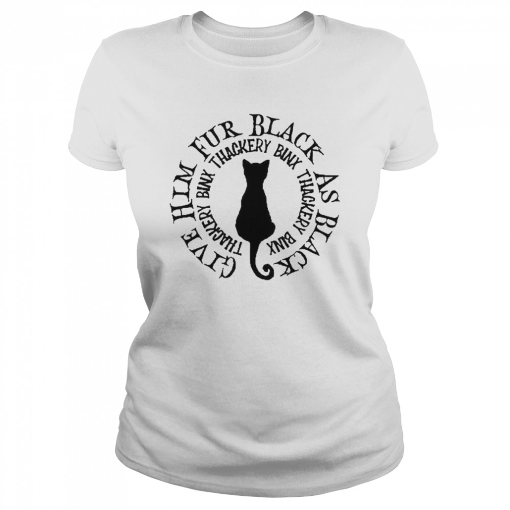Thackery Binx Hocus Pocus Sanderson Sisters Black Cat T- Classic Women's T-shirt