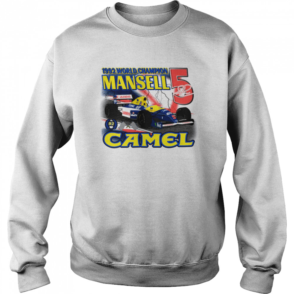 The Number 5 Nigel Mansell Classic Formula 1 Car Racing F1 shirt Unisex Sweatshirt