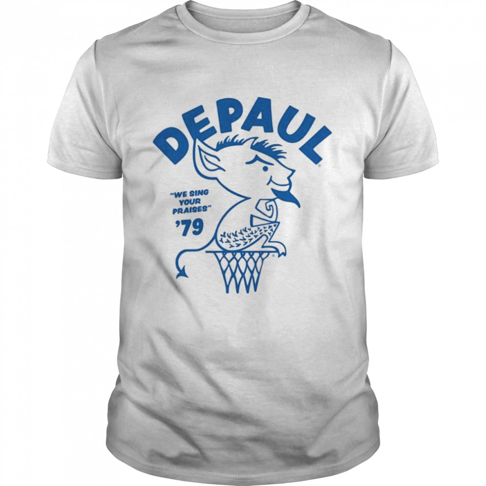 Vintage DePaul 1979 Basketball shirt Classic Men's T-shirt