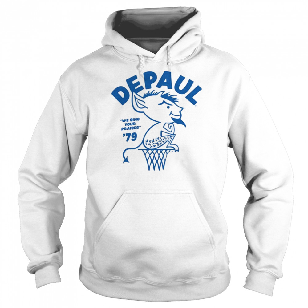 Vintage DePaul 1979 Basketball shirt Unisex Hoodie