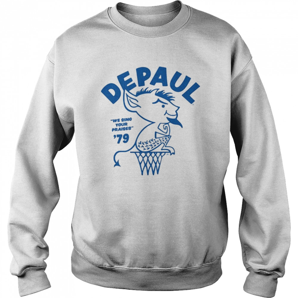 Vintage DePaul 1979 Basketball shirt Unisex Sweatshirt
