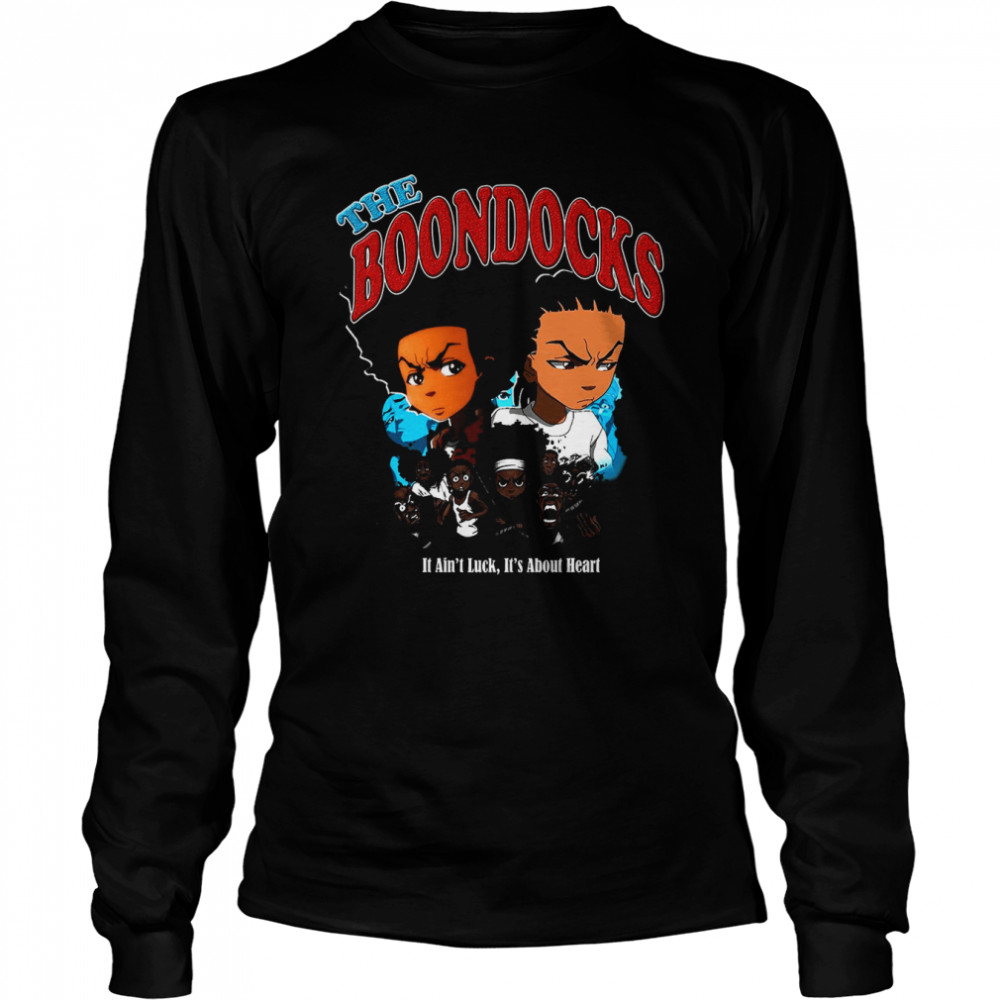 Vintage The Boondocks Cartoon shirt Long Sleeved T-shirt