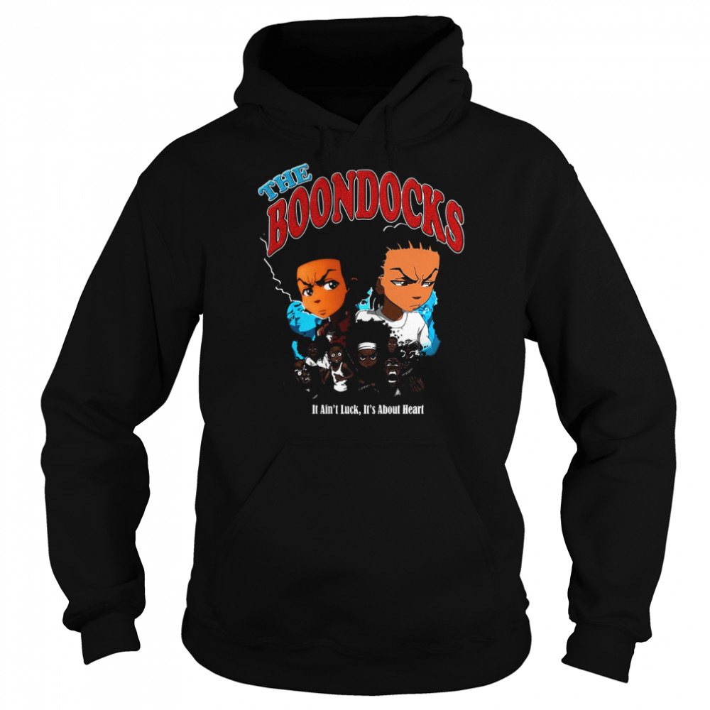 Vintage The Boondocks Cartoon shirt Unisex Hoodie