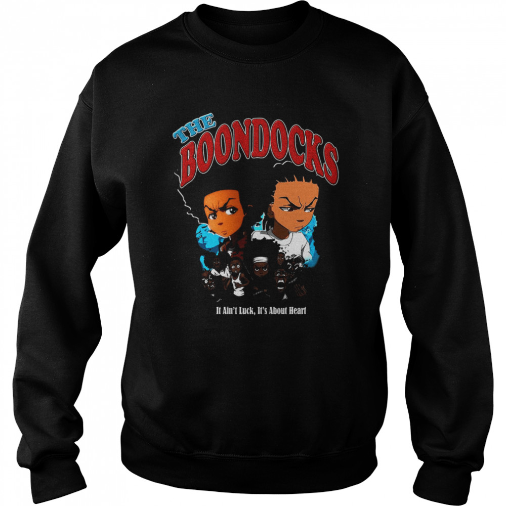 Vintage The Boondocks Cartoon shirt Unisex Sweatshirt
