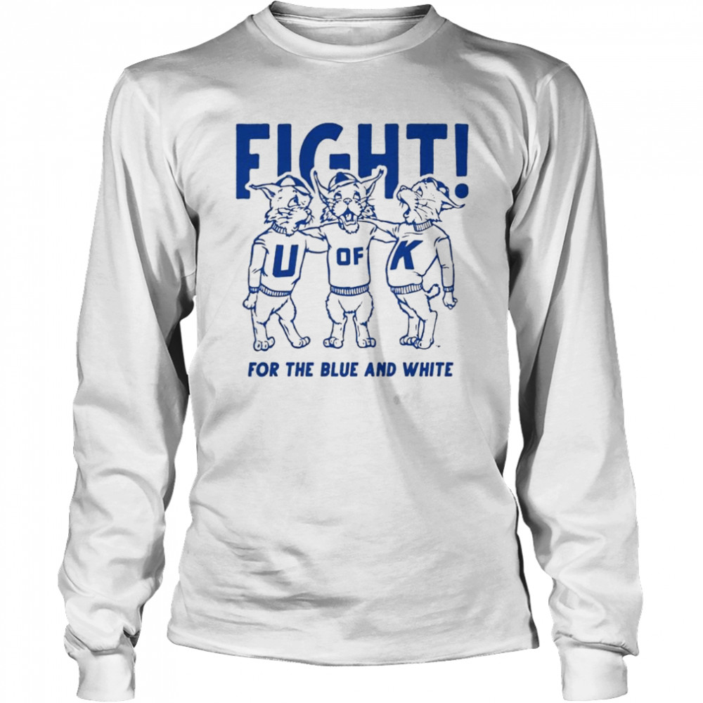 Vintage UK Fight for the Blue and White shirt Long Sleeved T-shirt