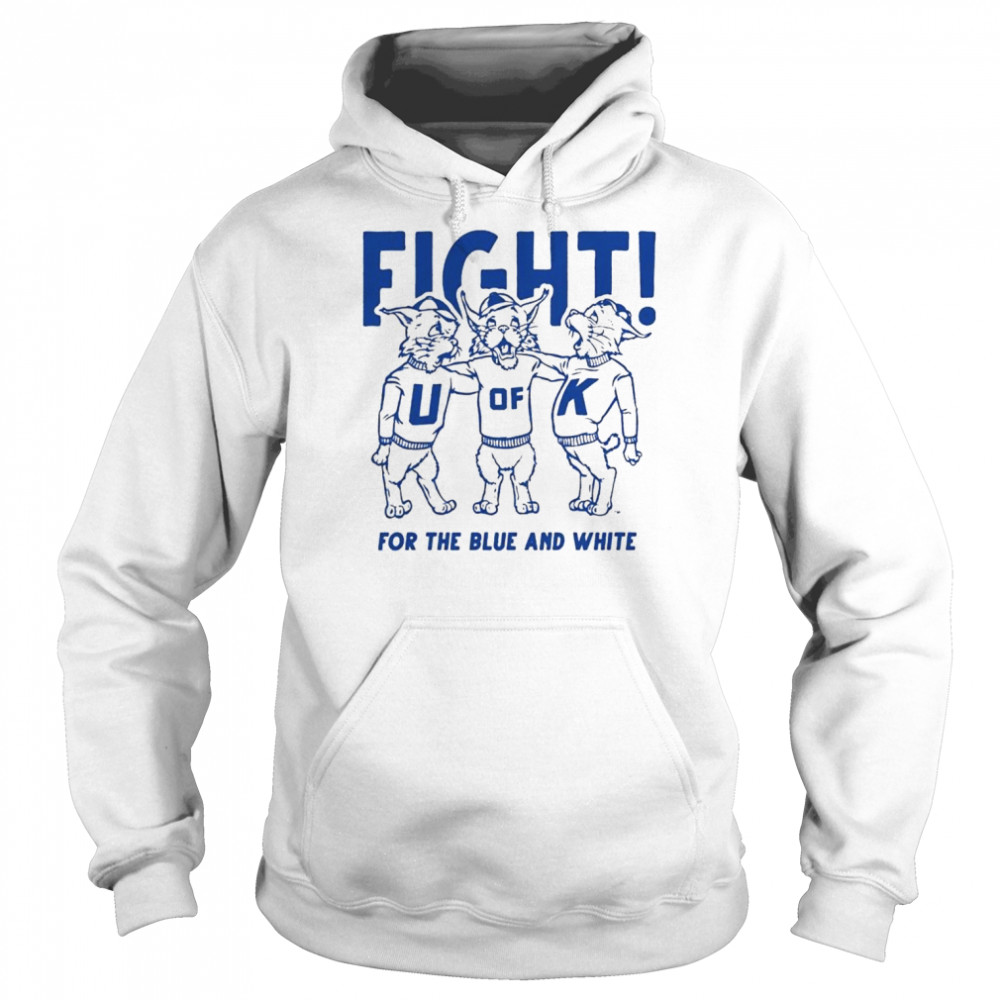 Vintage UK Fight for the Blue and White shirt Unisex Hoodie