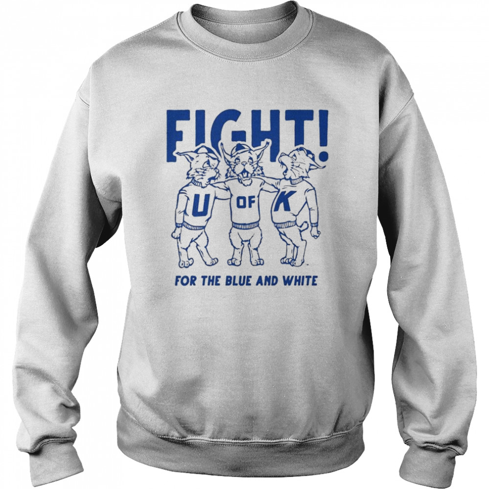 Vintage UK Fight for the Blue and White shirt Unisex Sweatshirt
