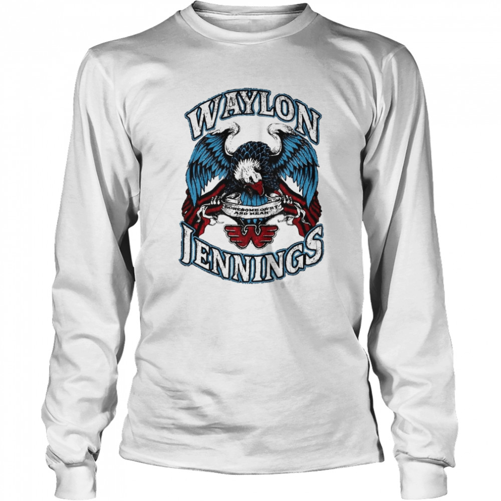 Waylon Jennings Country Music shirt Long Sleeved T-shirt