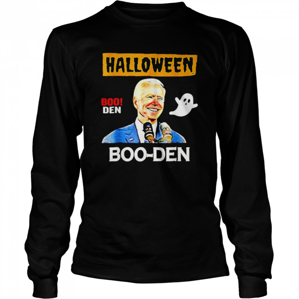 Biden halloween boo den shirt Long Sleeved T-shirt