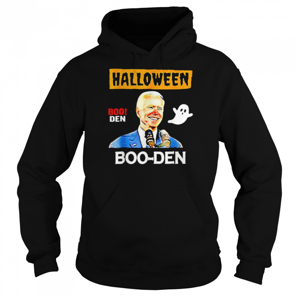 Biden halloween boo den shirt Unisex Hoodie