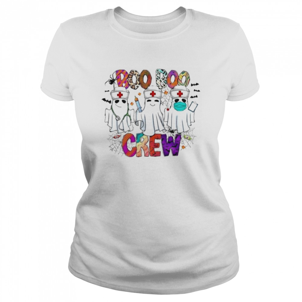 boo boo crew nurse halloween unisex t shirt classic womens t shirt